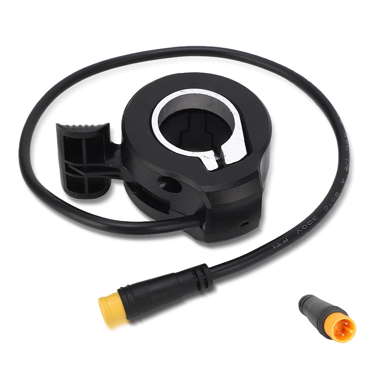 Photo 1 of Frdhee E-Bike Thumb Throttle 130X, Electric Bike 3pin Thumb Throttle Waterproof Plug Throttle E Bike Speed Control for Electric Bicycle Scooter Accessories, Black