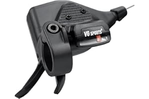 VG SPORTS MTB Bike Shifter Levers, 2 Speed Left Lever Shifter with Gear Indicator