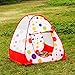 Young Kids Tents, Play Tent Portable Folding Red Twist , Indoor and Outdoor Kid Playhouse Tent, Easy to Setup, Safe and Sturdy