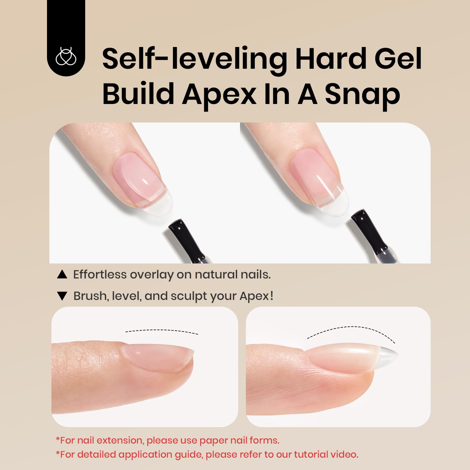 Beetles Builder Gel Nail and Blooming Gel Set- Nail Art Polish for Spreading Effect Marble Stone Builder Extension Nail Gel, Soak Off LED Nail Lamp Gel DIY Manicure Gifts for Women, 2 Pcs 15ml - Image 5