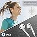 Bluetooth Headphones, in-Ear Wireless Earbuds, 4.1 Waterproof Sports Bluetooth Earphones with Mic Noise Cancelling Stereo Wireless Bluetooth Headphones for Gym Running Workout(White-Upgrade)thumb 4