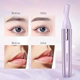 TOUCHBeauty Eyebrow Trimmer AG-1658 Purple, Facial Hair Remover, Portable view 4