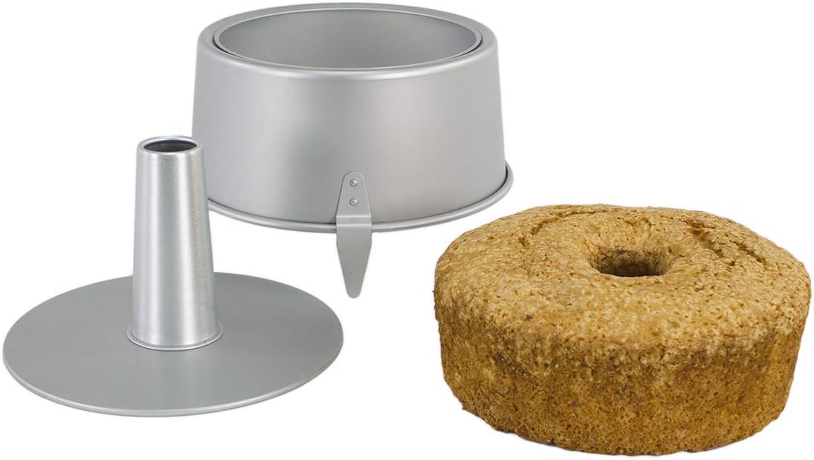 PME - Angel Cake Pan (9 x 4"), Aluminium, Silver, 22.9 x 10.2 cm - Image 3