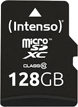 Intenso 128GB microSDXC Class 10 with Adapter—Waterproof, 10 MB/s