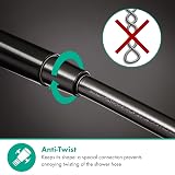 Hansgrohe Isiflex Shower Hose 1.25m Brushed Black Chrome view 4