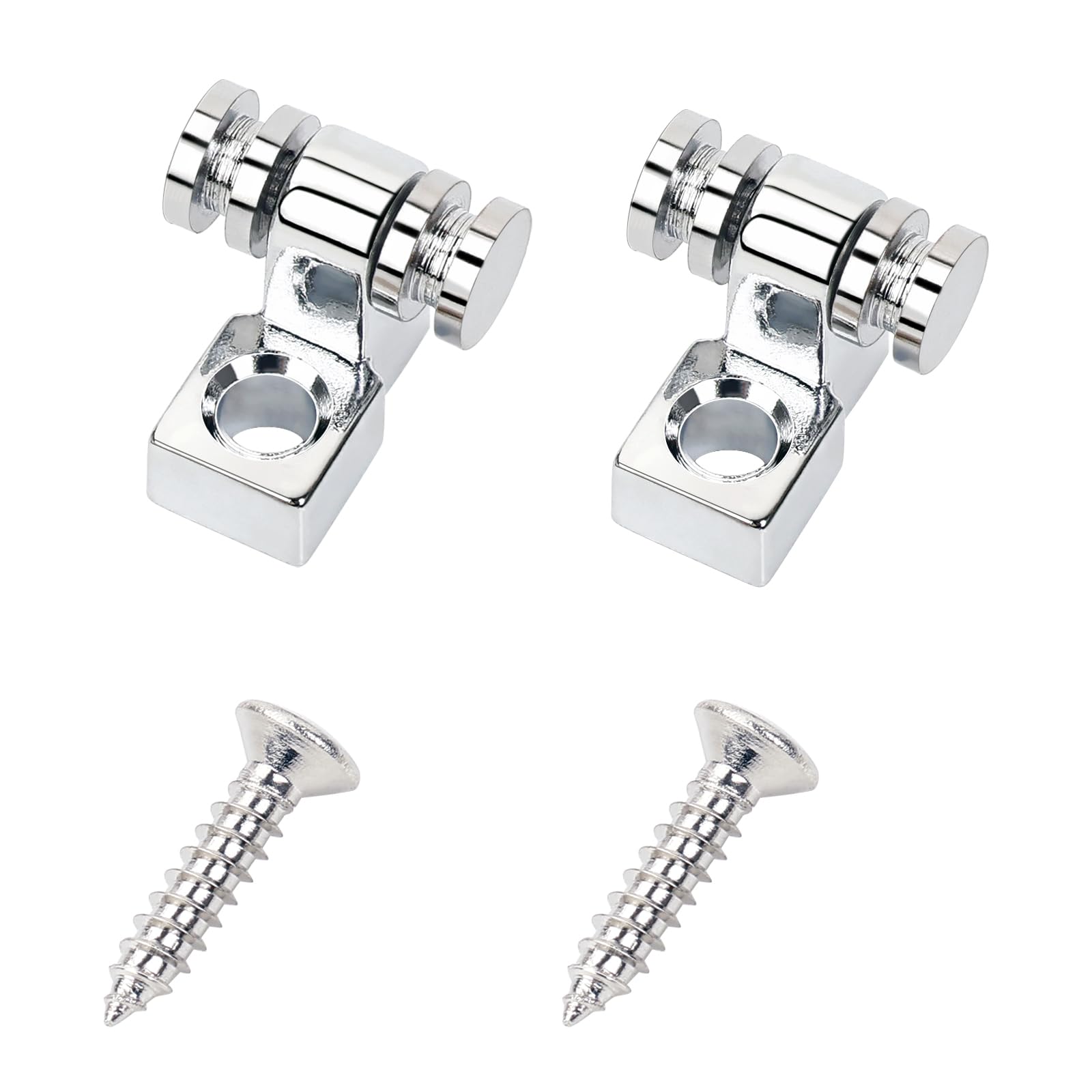 Banworks Guitar Roller String Tree Roller String Guides Retainer for Tele Telecaster Strat Stratocaster ST Electric Guitar Pack of 2 JT/YXK-01 Chrome