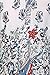 Boteley Fashion Women V Neck Cuffed Sleeves Floral Print Blouse
