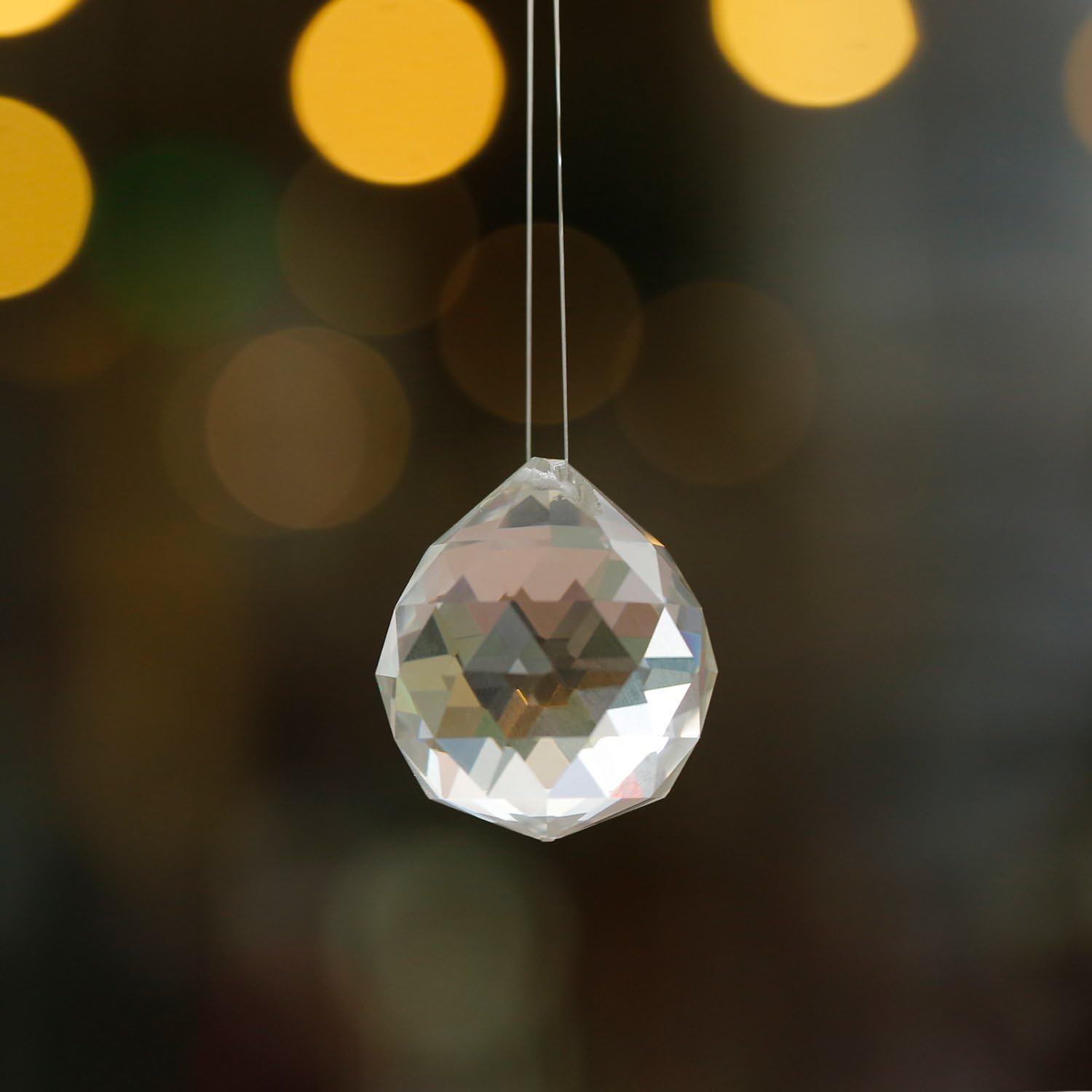 Neewer 20Pack 1.75 inch/40mm Clear Crystal Ball Prism Pendant Suncatcher for Feng Shui