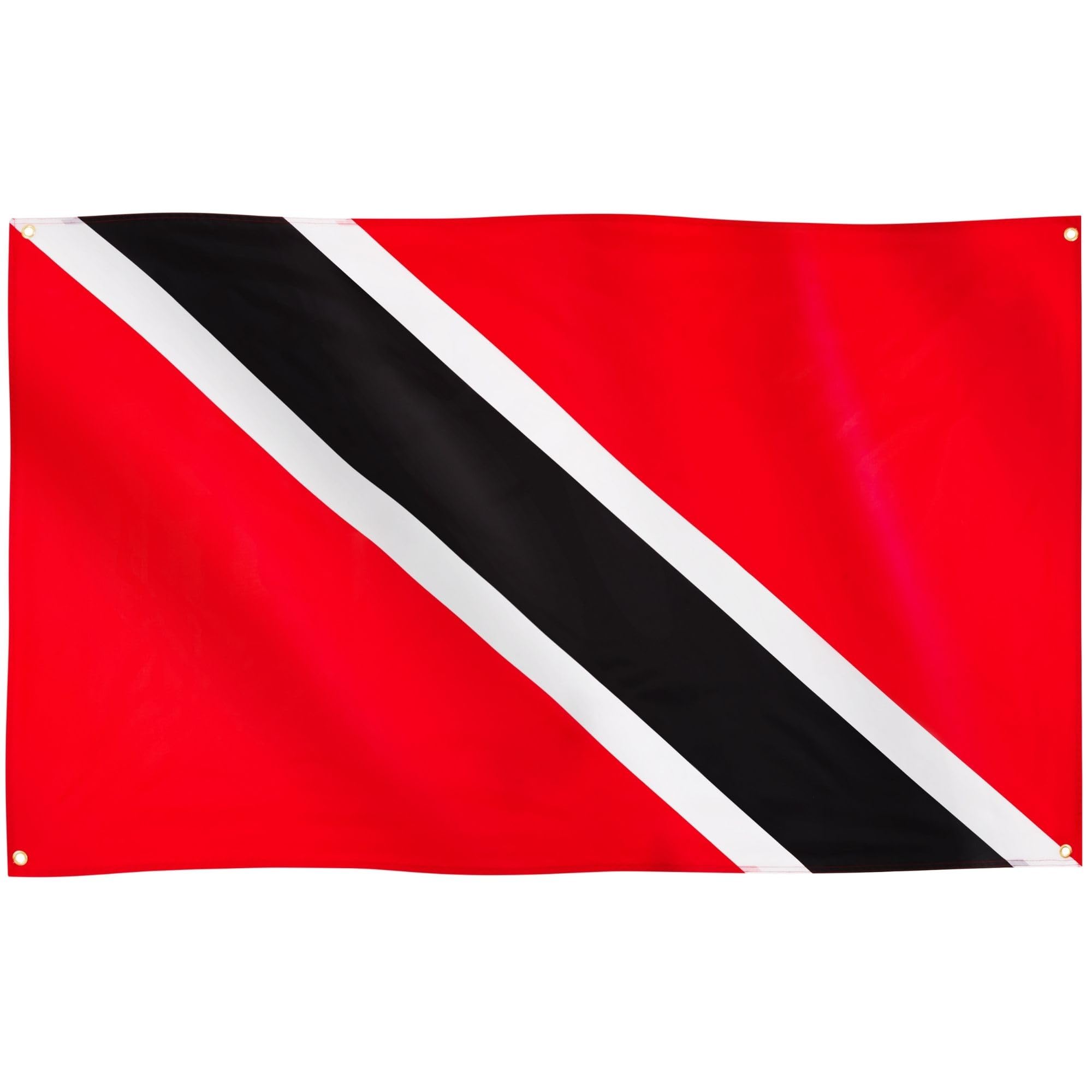 Runesol Trinidad and Tobago Flag 3x5ft 3x5ft 4 Eyelets Caribbean Trini National Premium Indoor/Outdoor Vivid Colors — image 1