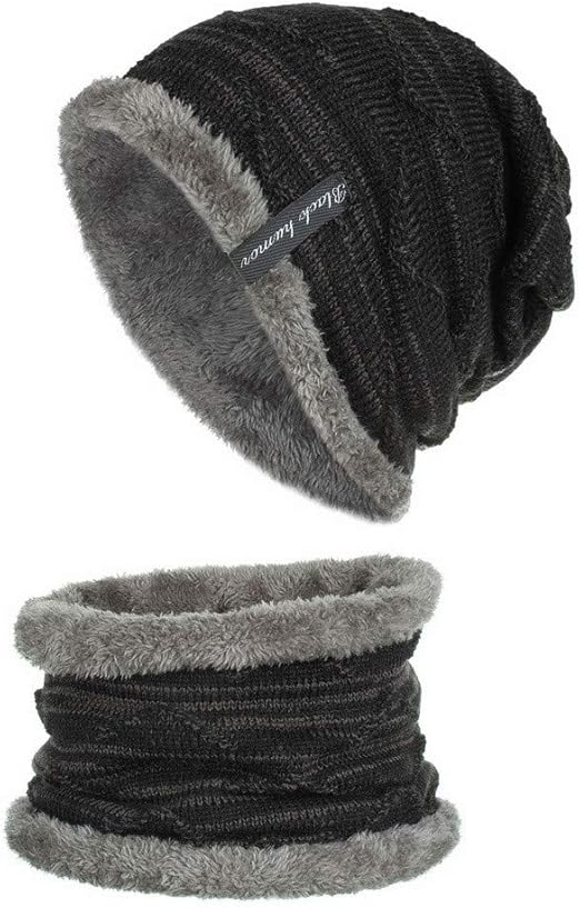 mens wool hat with fleece lining