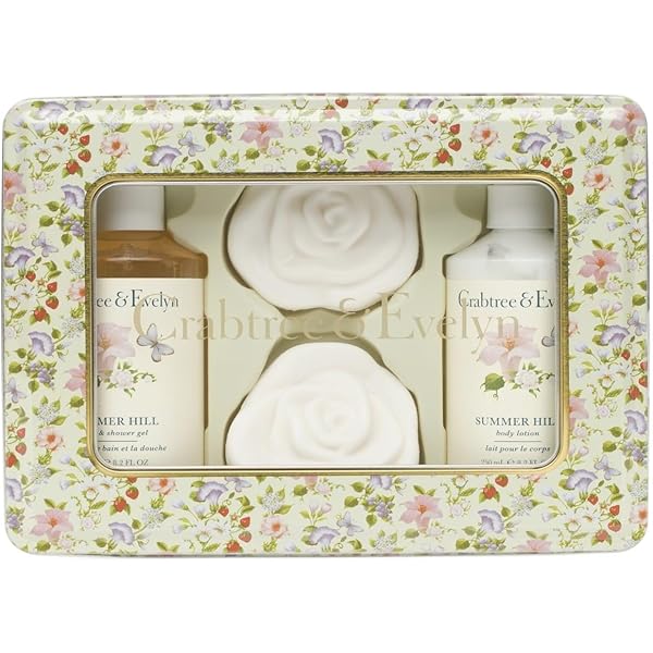 Crabtree & Evelyn セット売り【 計12本 】 A Amazon.com : Crabtree & Evelyn 4 Piece Gift Set Tin (4-piece set