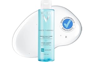 Vichy Gentle Facial Toner, Pureté Thermale Perfecting Toner for Sensitive Skin. Removes Makeup and Impurities, Hypoallergenic