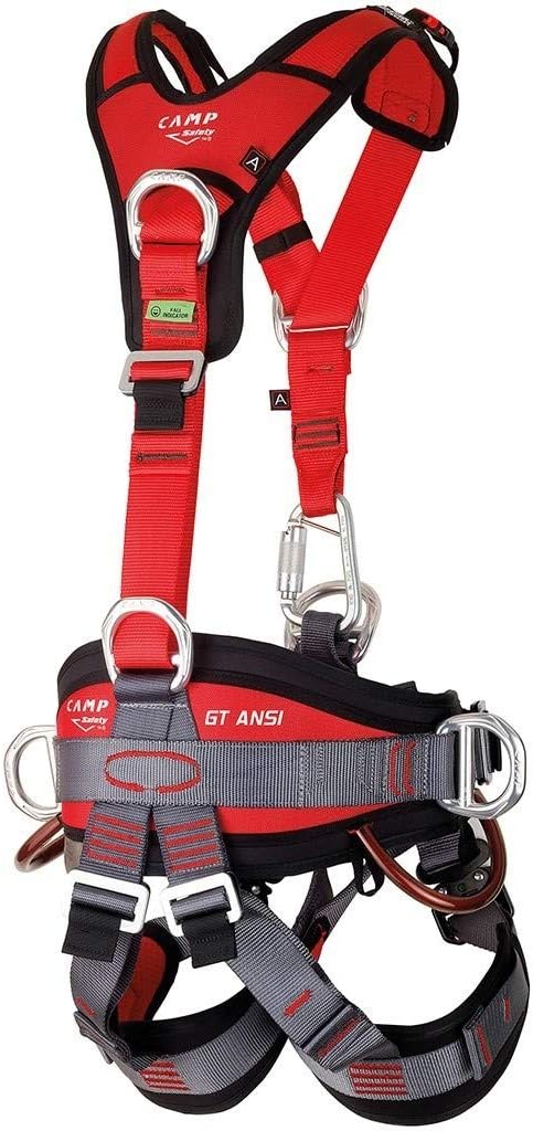 CAMP GT ANSI Fullbody Climbing Harness Size 2 Large to XXL ANSI Certified 2017 : Sports & Outdoors