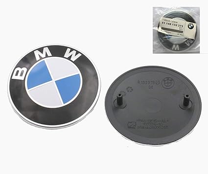 BMW Logo Emblem Replacement Hood Trunk 82mm E30 E36 E46 E34 E39 E60 E65 /& More