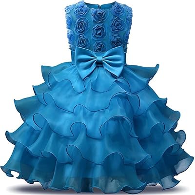princess polly baby blue dress Flower Girl Dresses Toddler Princess For Wedding Holiday Party –  ilovethedress main image 0