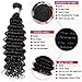 Brazilian Deep Wave 3 Bundles 20 22 24inch 100% Unprocessed Virgin Brazilian Hair Bundles Deep Curly Human Hair Weave Extensions Natural Color Total 300g
