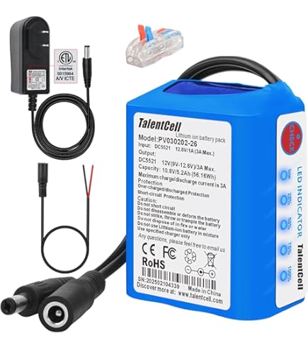 Amazon.com: 12V 6800mAh Super Rechargeable Protable Li-ion Lithium