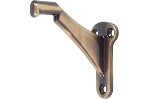 Stone Harbor Hardware Heavy-Duty Handrail Bracket, Antique Brass