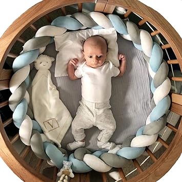 braided crib bumper amazon