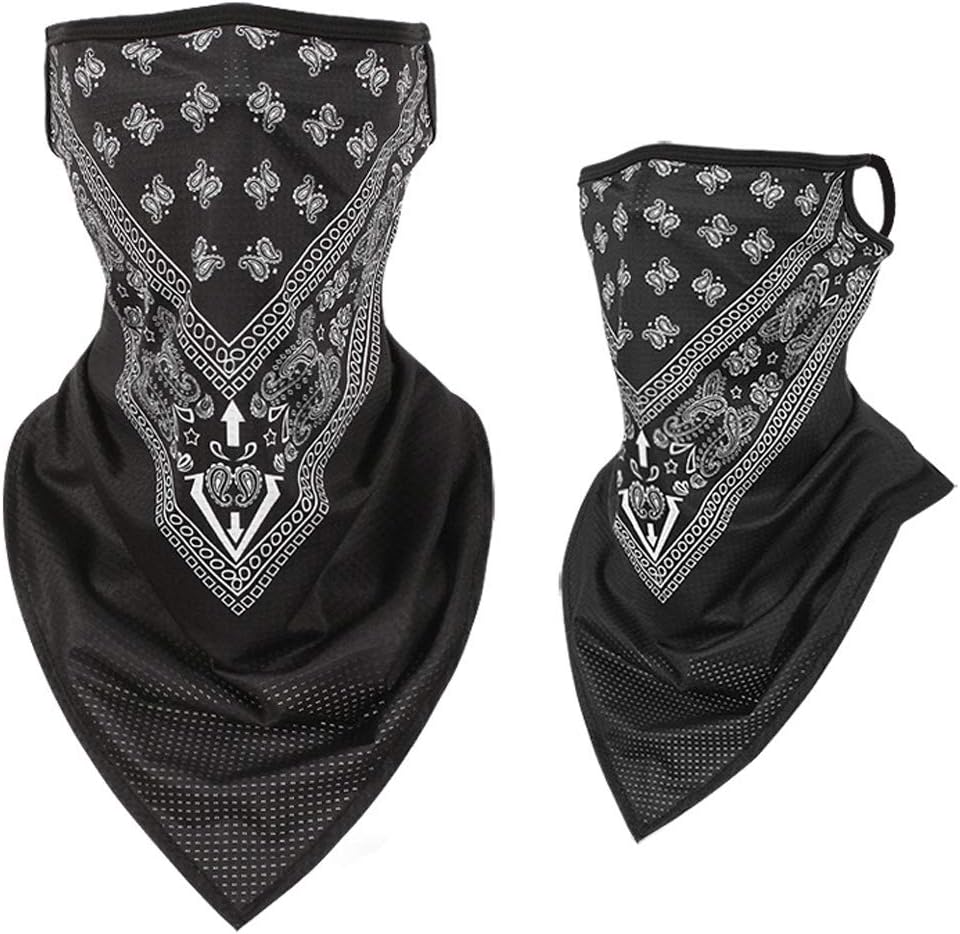 Maorrew Neck Gaiter Face Mask Bandana for Motorcycle Hiking Dust Wind UV Sun Face Scarf