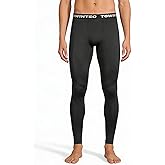 Towintec Mens Compression Pants Athletic Leggings Breathable Running Tights Workout Base Layer Bottom for Football Basketball