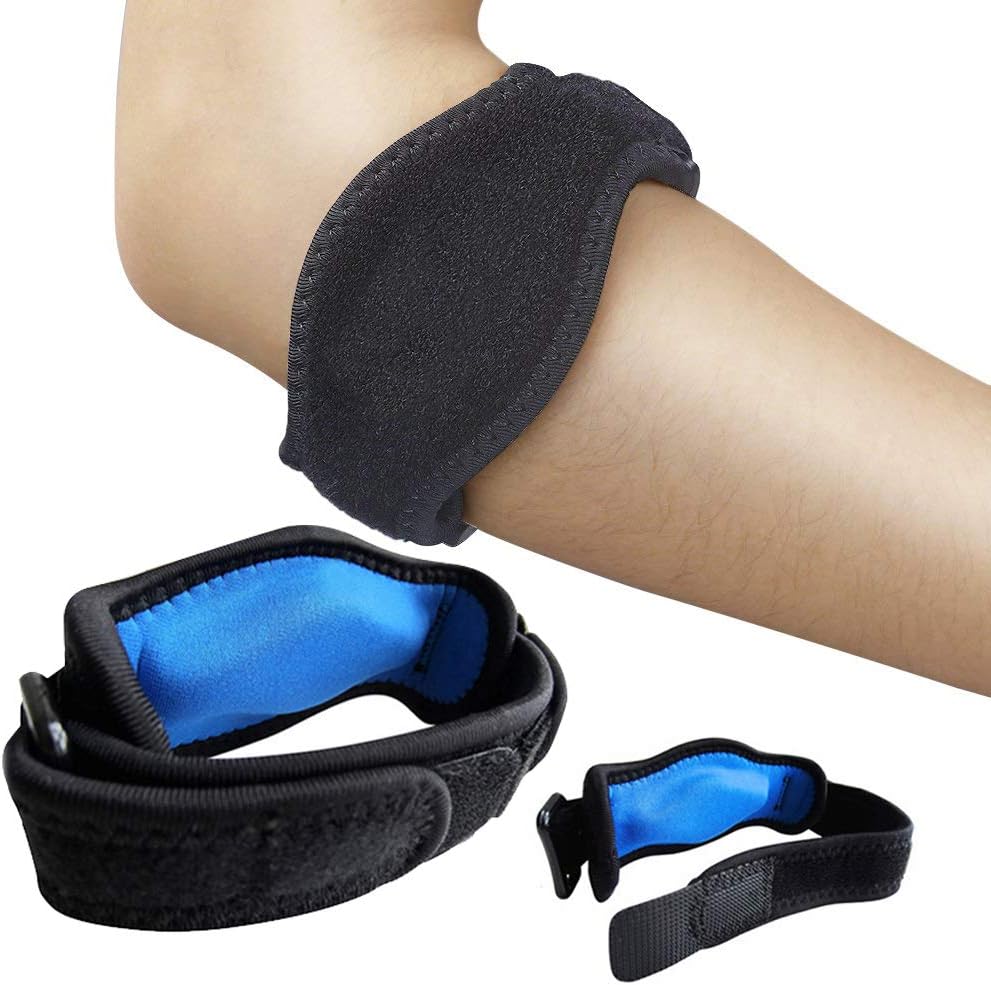 [2 Pack] Elbow Brace, VIPMOON Tennis Elbow Support with Compression Pad