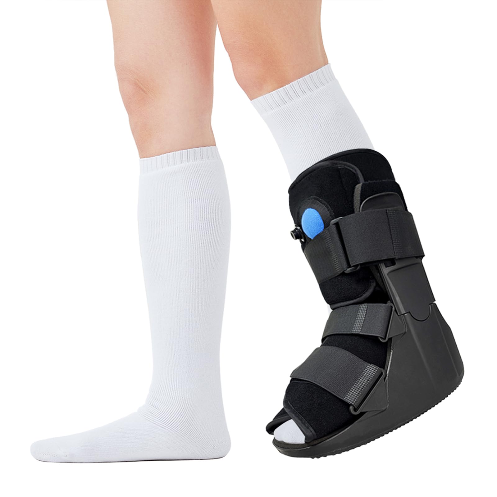 Lixinsunbu Replacement Sock Liner for Walking Boots Orthopedic Support Socks to Wear Under Walker Brace Foot Fracture Boot for Women and Men