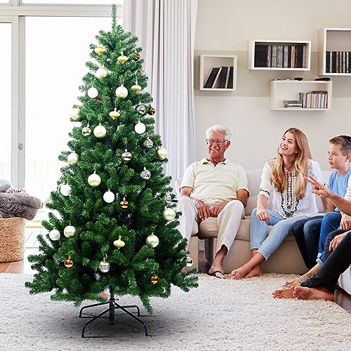5ft Christmas Tree,Maylaviu Artificial Christmas Tree with Automatic