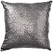 Stylish Comfy Solid Color Sequins Cushion Cover Throw Pillow Case Cafe Decor (Gray)