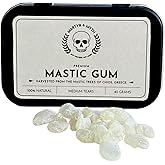 Martyr & Myth Mastic Gum – 40g Natural Resin from Mastiha Trees in Chios, Greece | Sugar-Free, Plant-Based Chewing Gum for Ja