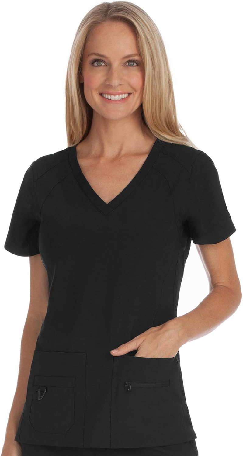 Med Couture Activate Women's V-Neck Racerback Scrub Top