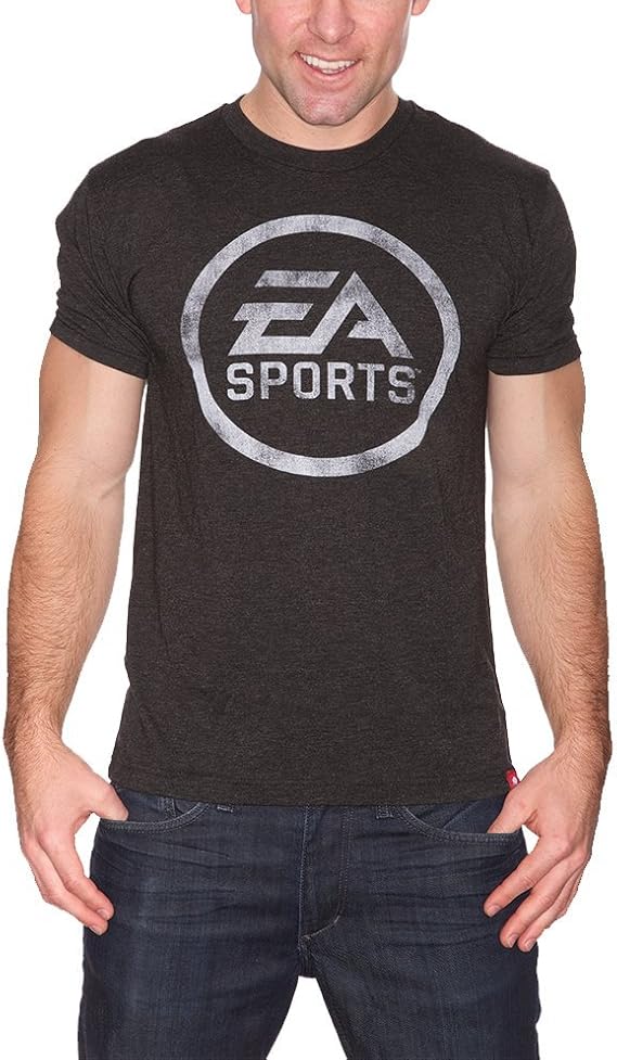 EA SPORTS Mens Medallion Tee (Xxl, Dark Grey) Clothing