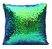 Tiaronics Magic Reversible Sequins Mermaid Pillow Cases Throw Pillow Covers Decorative Pillowcase 4040cm(1616