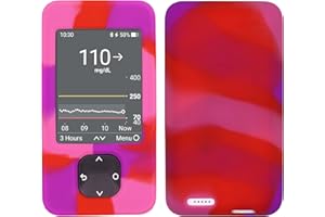 USASTAR-SNK Silicone Soft Case for Dexcom G7 Receiver (Mix/HPKP)