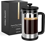 RAINBEAN Cafetiere 4 Cup French Press 21 oz Glass Stainless Steel Filter view 1