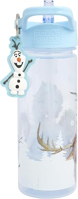 Disney Frozen 500ml Kids Water Bottle with Straw by Polar Gear - Olaf Elsa Anna view 6