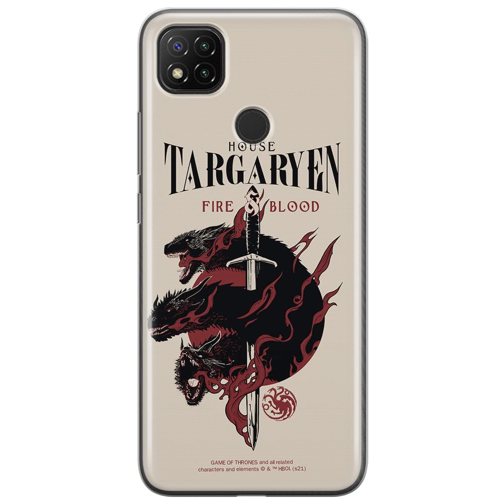 ERT GROUP mobile phone case for Xiaomi REDMI 9C original and officially Licensed Game of Thrones pattern 006 optimally adapted to the shape of the mobile phone, case made of TPU