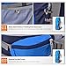 MOUNTAINTOP 70L Internal Frame Backpack Camping Backpacking Hiking Backpack for Men Women with Rain Cover,Sky Blue