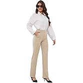 SOOWOT Women’s Straight Leg Dress Pants
