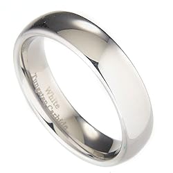 MJ Metals Jewelry Classic Mirror Polished White