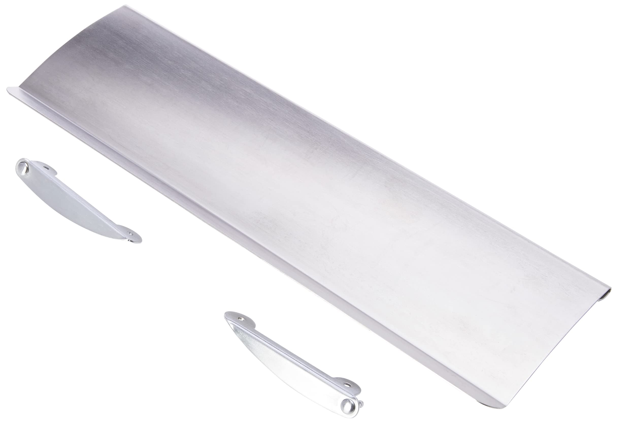 Carlisle Brass Letter Tidy - Curved Pattern, Brass, Sign, Modern Minimalist, Silver