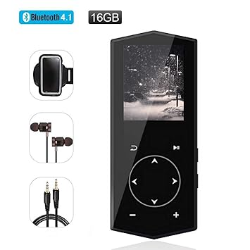 Reproductor De MP3 Bluetooth XIAOWU De 16 GB, Calidad De Sonido ...