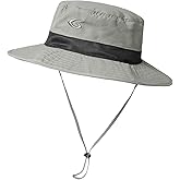 Oversized XL XXL Waterproof Sun Hat for Big Heads Mesh Bucket Hat Wide Brim Adjustable Packable Hiking Beach Fishing