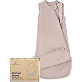 kaiya baby Unisex Sleeping Bag for Babies and Toddlers 0.5 Tog Sleep Sack 0-6 Months, Newborn Sleep Sack, Wearable Blanket Baby, One Piece Sleeveless, Gifts for Baby