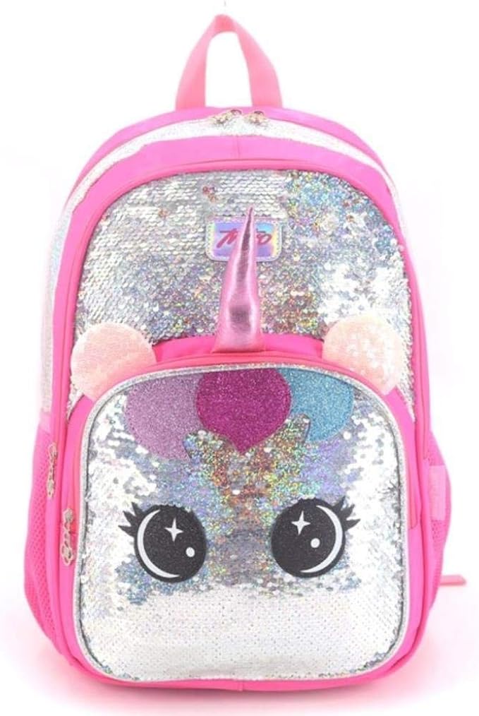 XMYNB Backpack Shiny Unicorn Sequins Children'S Backpack Kids School