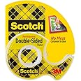 Scotch Double Sided Tape, 3/4 in x 400 in, 1 Dispenser/Pack (667)
