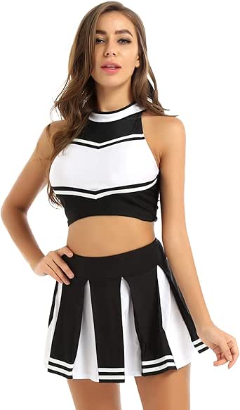 Download Amazon.com: Yeahdor Women's Cheerleading Costume Uniform ...