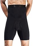 QUAFORT Men Tummy Control Shorts High Waist