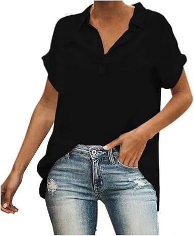 short tops for jeans in amazon
