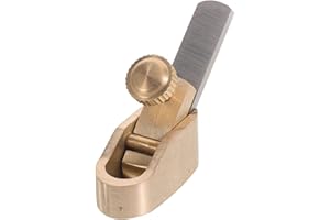 MAGICLULU Mini Brass Violin Bridge Fitting Tool 8mm Finger Planer for Woodworking Luthier Craft Edge Chamfer